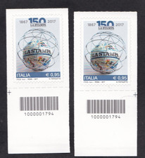 ITALIA 2017 - FRANCOBOLLI CON