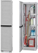 ARMADIO ARMADIETTO IN RESINA PORTASCOPE CM 50x39x172h ARTPLAST C50/172PS ESTERNO