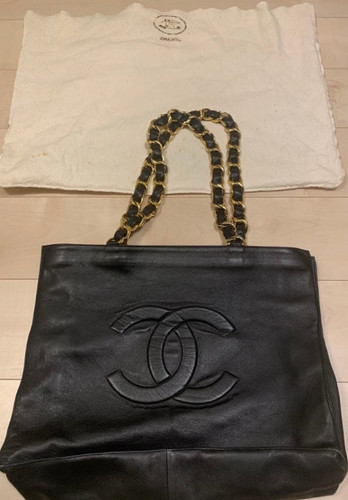 Borsa chanel logo catena - cc,