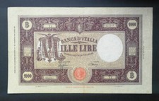 Italy 1000 Lire 1942 VF