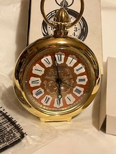 SVEGLIA VINTAGE QUADRANTE METALLIZZATO BLESSING ANNI 70 NUOVO IN BOX