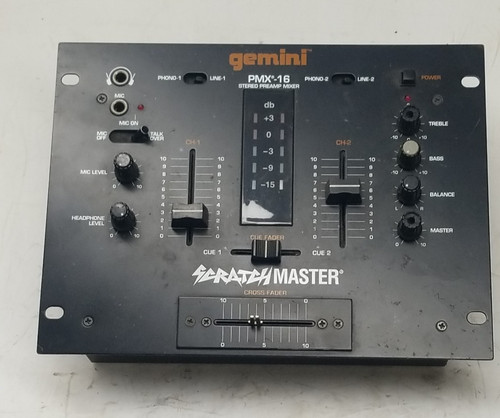 Gemini scratch master pmx 16 - gemini,
