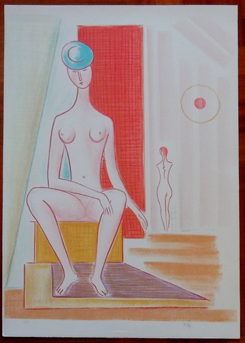 Mario tozzi litografia de1977 - litografia,