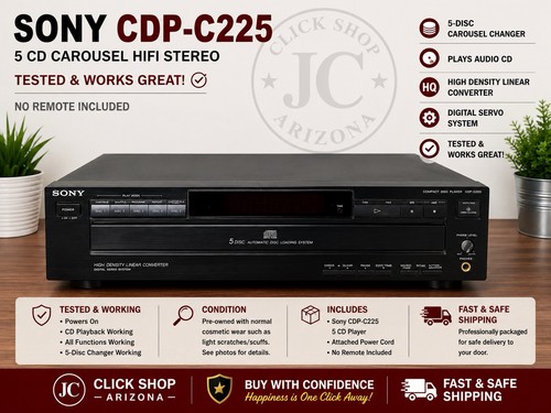 Sony cdp c225 carousel - sony, cdp-c225