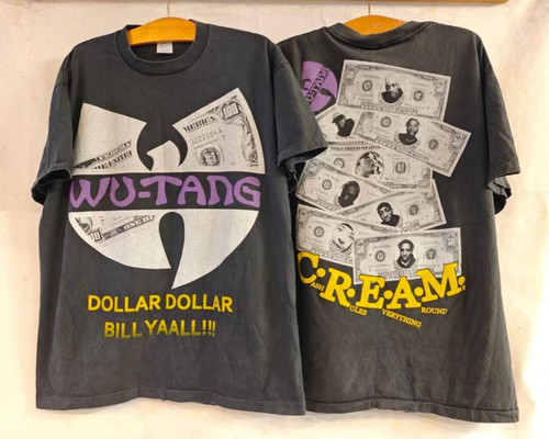 Shirt tang clan - wu-tang, c.r.e.a.m