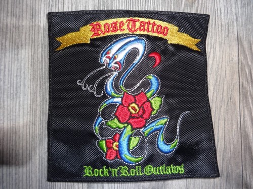 Rose tattoo shape patch - tattoo,