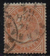 Italia-Francobolli--Regno-VEII 10 centesimi DLR Londra