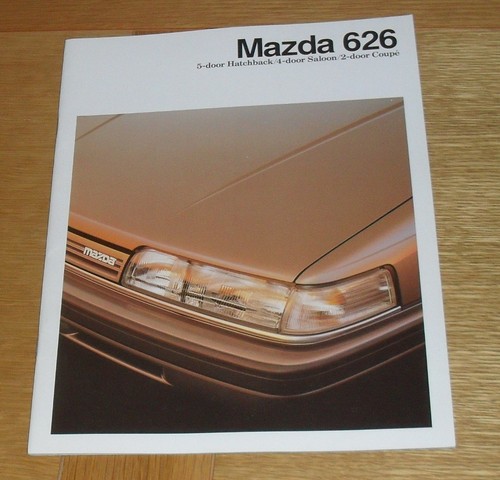 Brochure mazda 626 1991 2 - mazda,