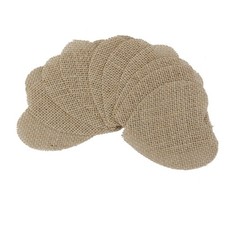  10 pezzi di tela di iuta tela