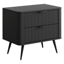 Comodino con 2 cassetti
