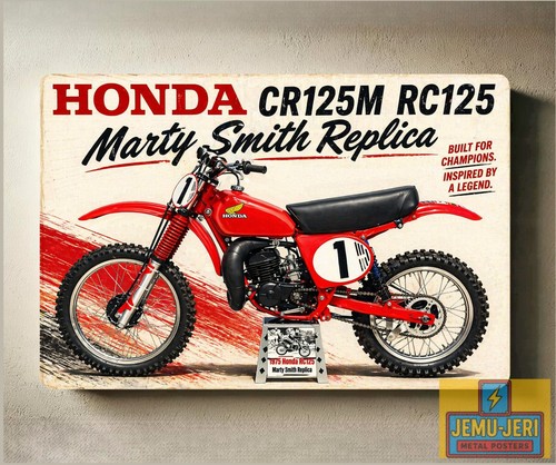 Insegna honda cr125m rc125 - insegna,