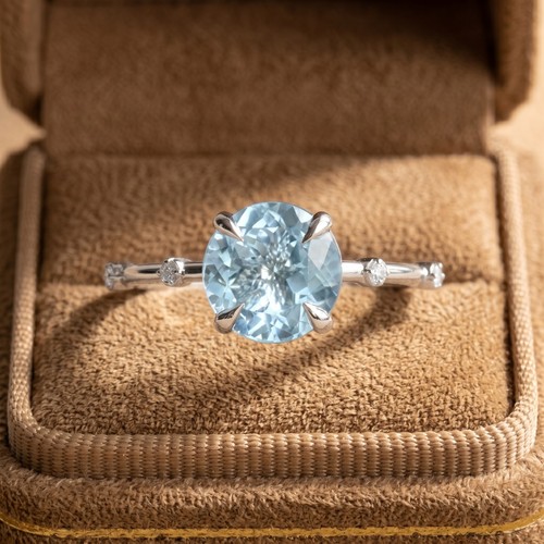Anello promessa oro - , bianco