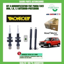 KIT 4 AMMORTIZZATORI MONROE FIAT PANDA (141) 900, 1.0, 1.1 ANTERIORI+POSTERIORI