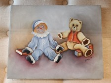 Quadro pagliaccio e orso