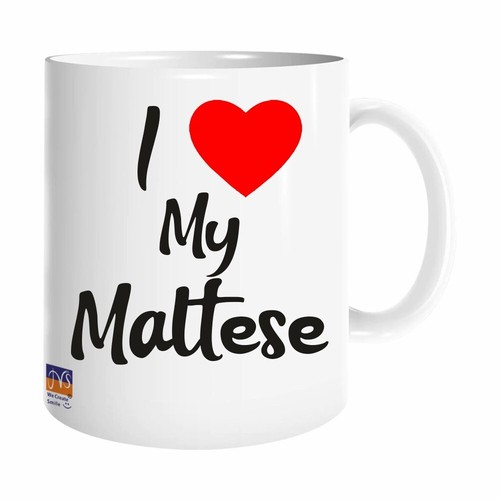 Love maltese mug white - love,