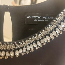 Gonna a tubino vintage di Dorothy Perkins Nero  Taglia Euro 40