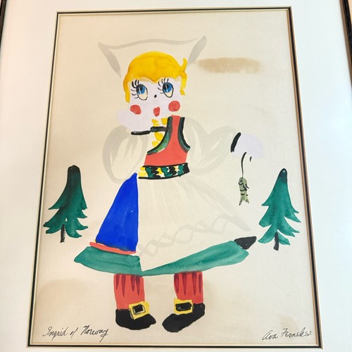 Quadro ava fernekes - ava, vintage