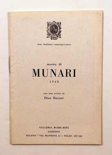 Buzzati dino bruno munari - /,