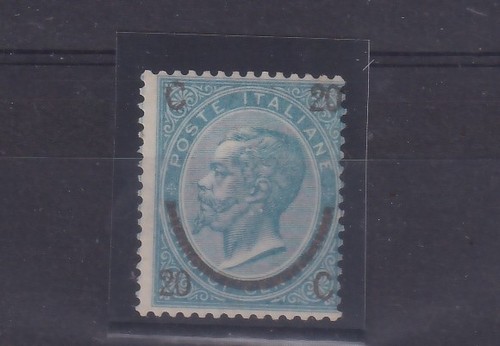 Regno 1865 20c 15c ferro - regno, "ferro