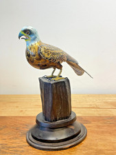 Francesco Rigossi Argento dipinto a mano su base in legno "Aquila su albero"