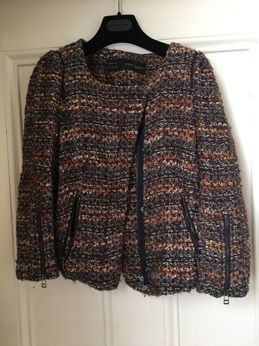 Bomper giacca tweed lana - ,