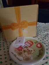 Bellissimo piatto rotondo  con Teddy e gabina telefono. Fuori produzione 