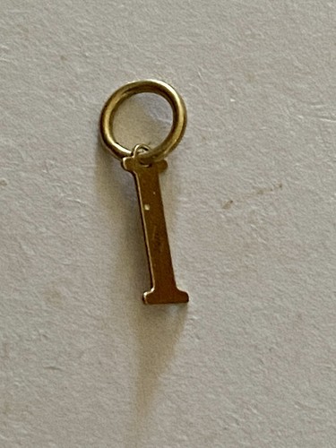 Ciondolo lettera in oro - ciondolo,