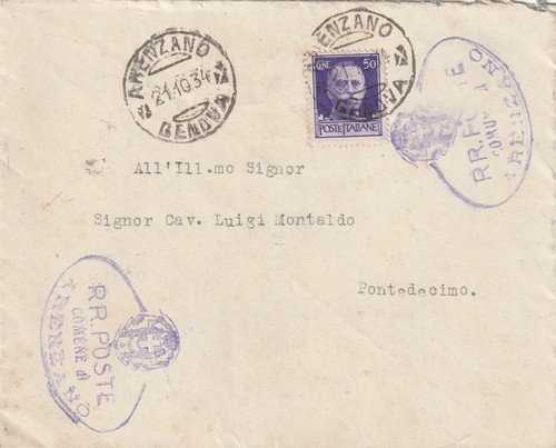 Regno italia busta - -,