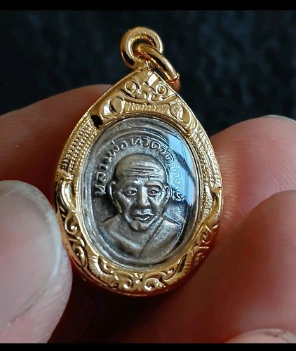 Thai buddha silver amulet - , 90%