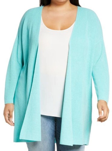 Cardigan aqua boxy eileen - cardigan,
