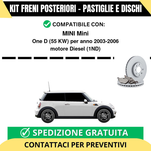 Kit freni posteriori per - posteriori,