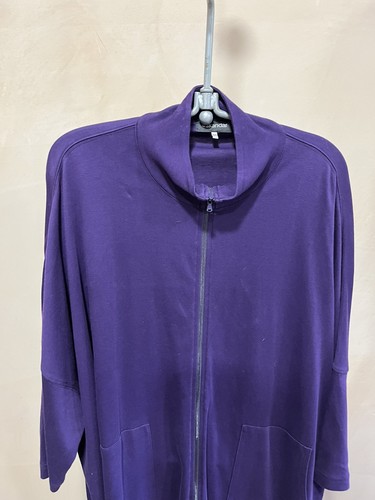 Top eskandar viola - eskandar, oversize