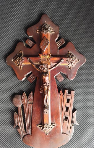 Antico crocifisso 20 cm - 20,