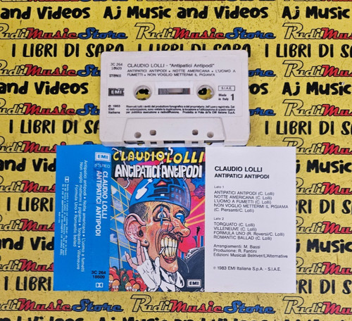 Claudio lolli antipatici - mc,