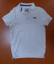 polo uomo Superdry bianca taglia M ma quasi una S. Buono stato