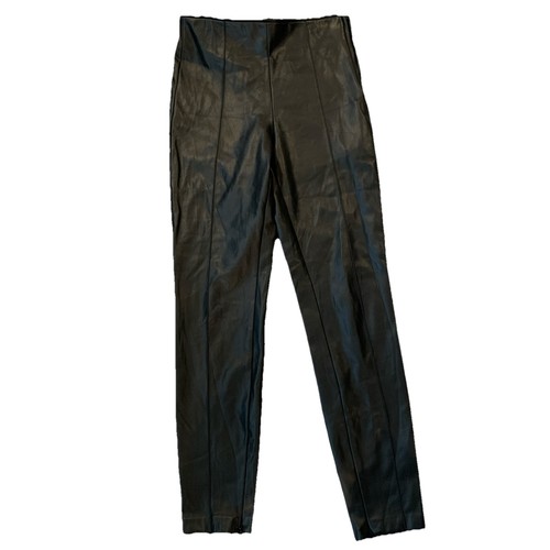 Zara pantalone skinny ecopelle