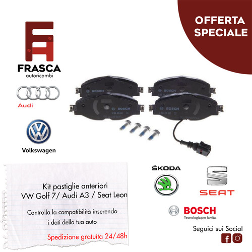 Pastiglie freno anteriori - pastiglie,