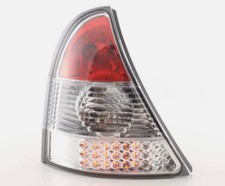 Coppia Set Fari Fanali Posteriori Tuning LED Per Clio (B) 2001-2004 cromati