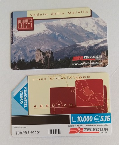 Scheda telefonica usata - ,