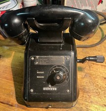 COPPIA TELEFONI IN BACHELITE SIEMENS NAVALI