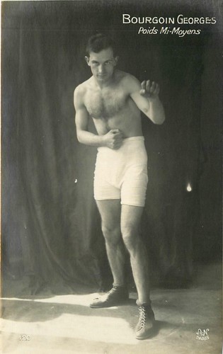 Boxeur boxe bourgoin georges - -,