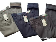 Pantalone classico uomo felpato con vita alta