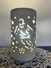 Lampada  pietra leccese  "Calciatore" calcio  sport  pallone