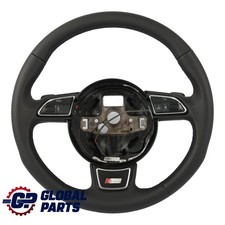 Audi A6 C7 Volante S-Line NUOVO In Pelle Nera Cambio al Volante 8X0419091CB