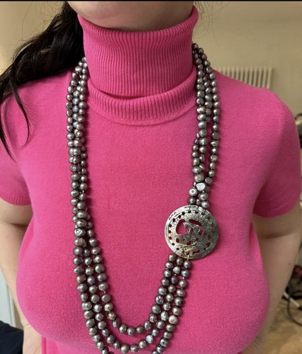 Collana perle fiume - perle, di