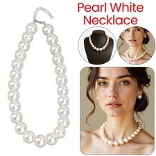 18mm Big Perle Finte Collana