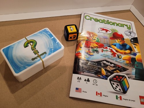 Lego creationary game - game, cards