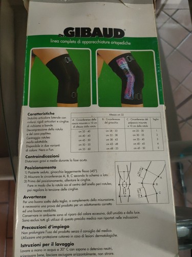 Tutore ginocchio ginocchiera - tutore,