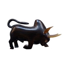*HH* Statua Scultura Toro Animale Statuetta Vintage Statue Bull Marmo Onice 