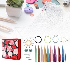 Strumento per ferri da maglia circolari Accessori per maglieria con custodia